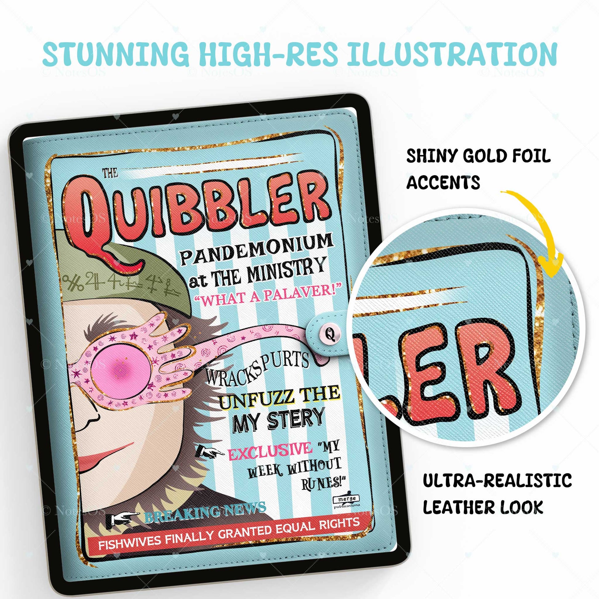✨ Quibbler Classic Cover - Digital & Printable