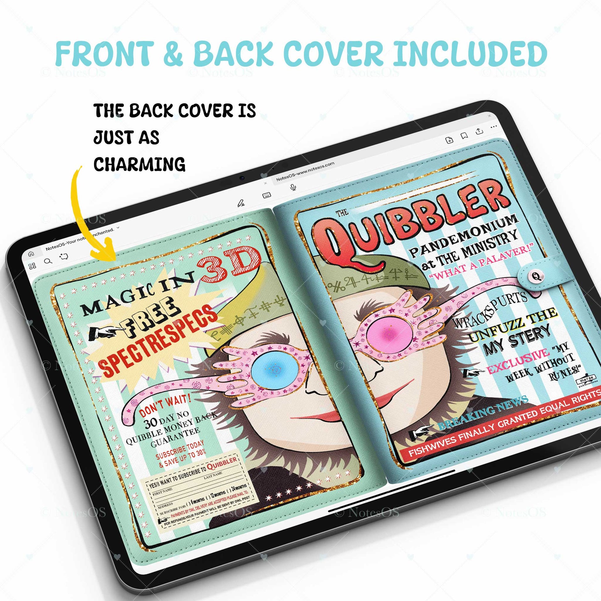 ✨ Quibbler Classic Cover - Digital & Printable