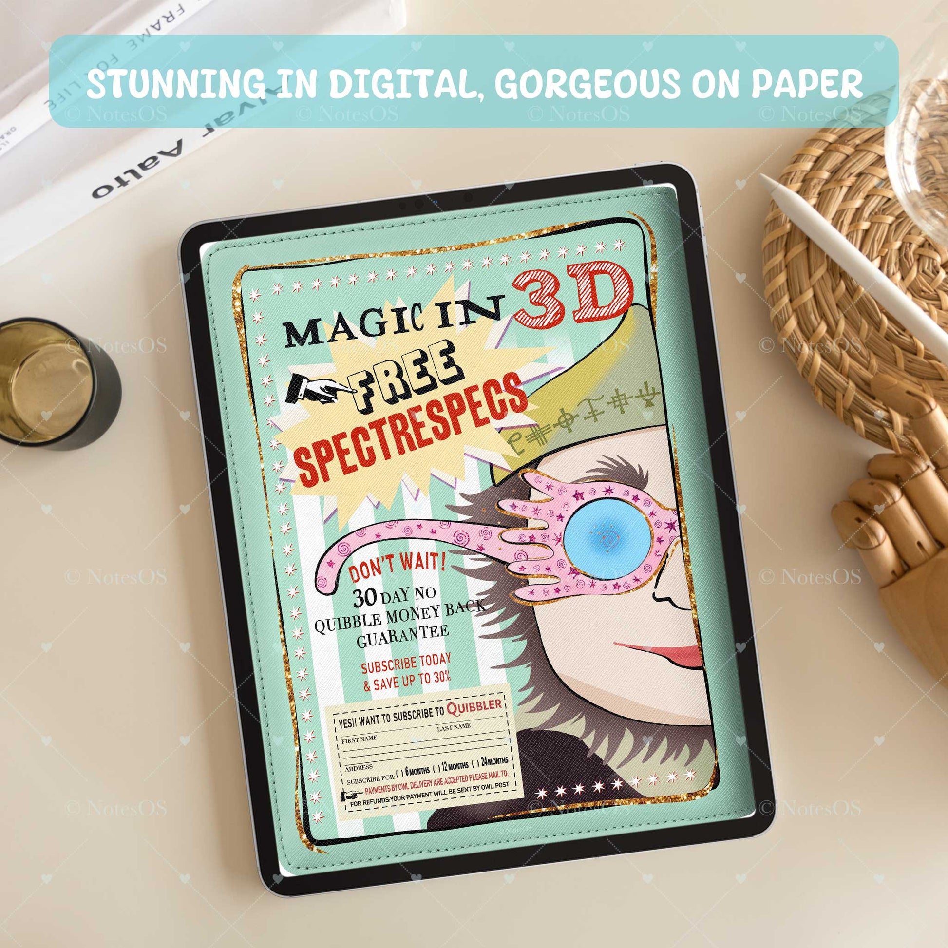 ✨ Quibbler Classic Cover - Digital & Printable