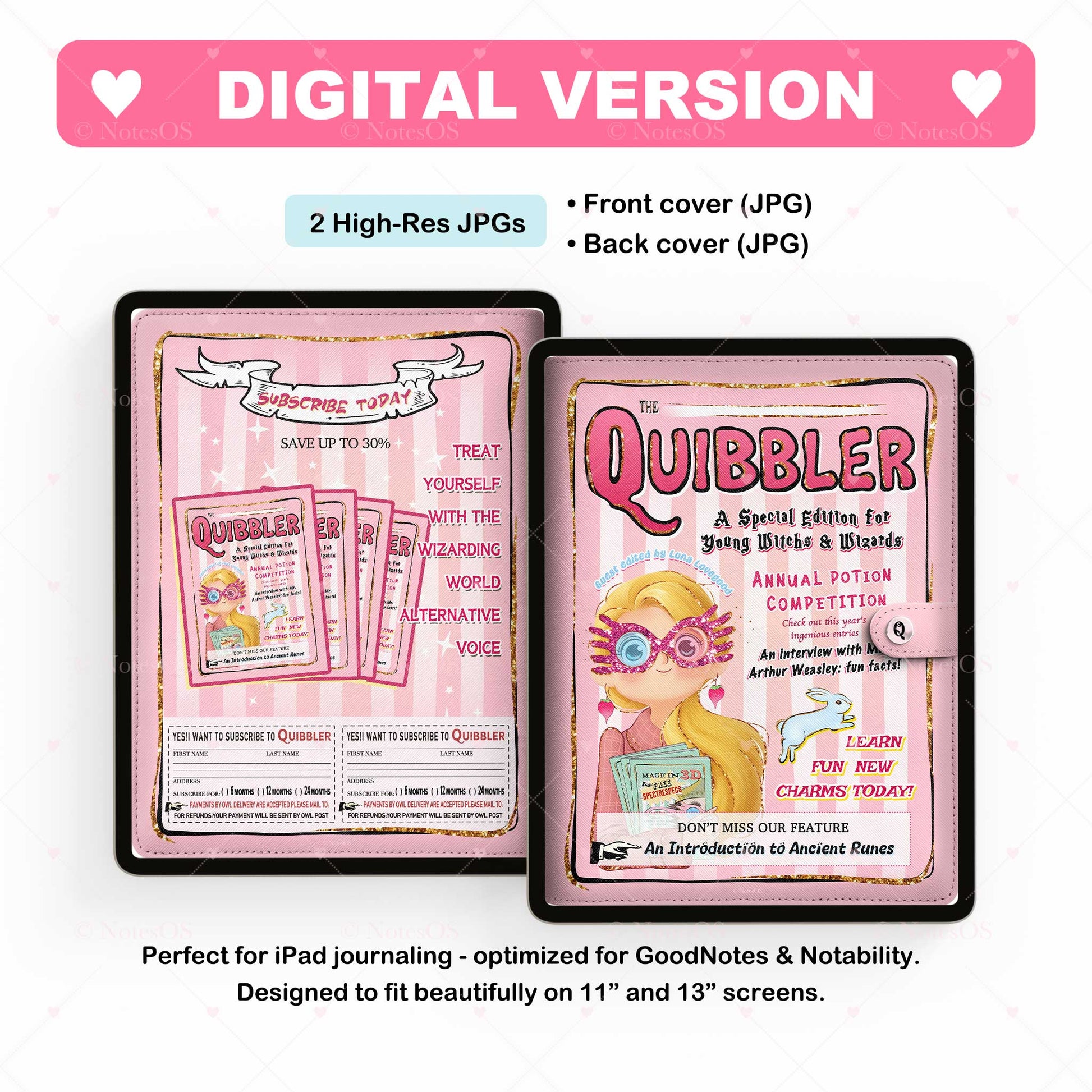 🌙 Luna Cover - Digital & Printable