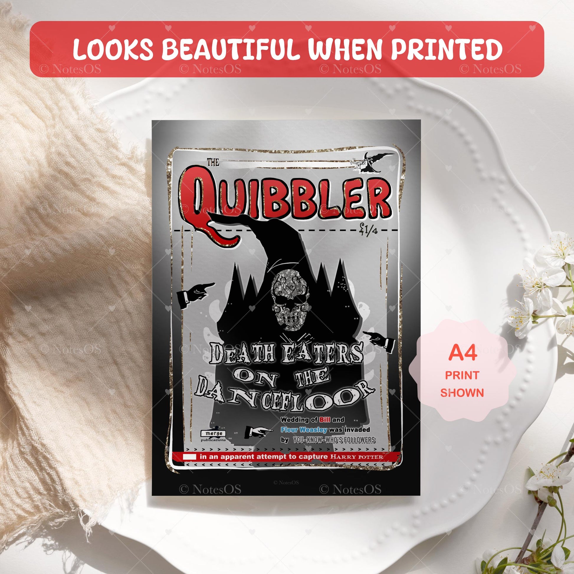 ☠️ Death Eater Cover - Digital & Printable