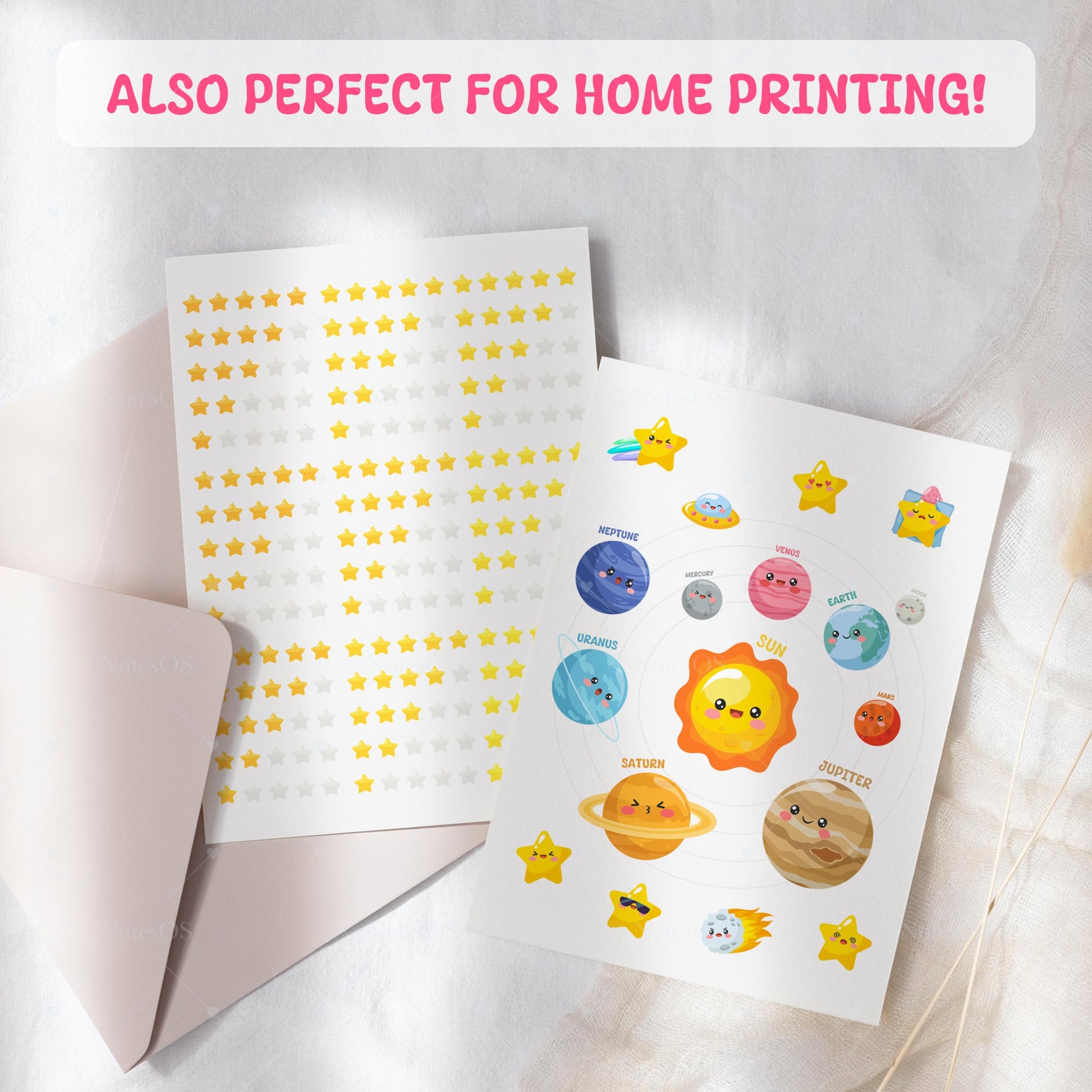🌟 Star Rating Stickers – Digital PNG Pack