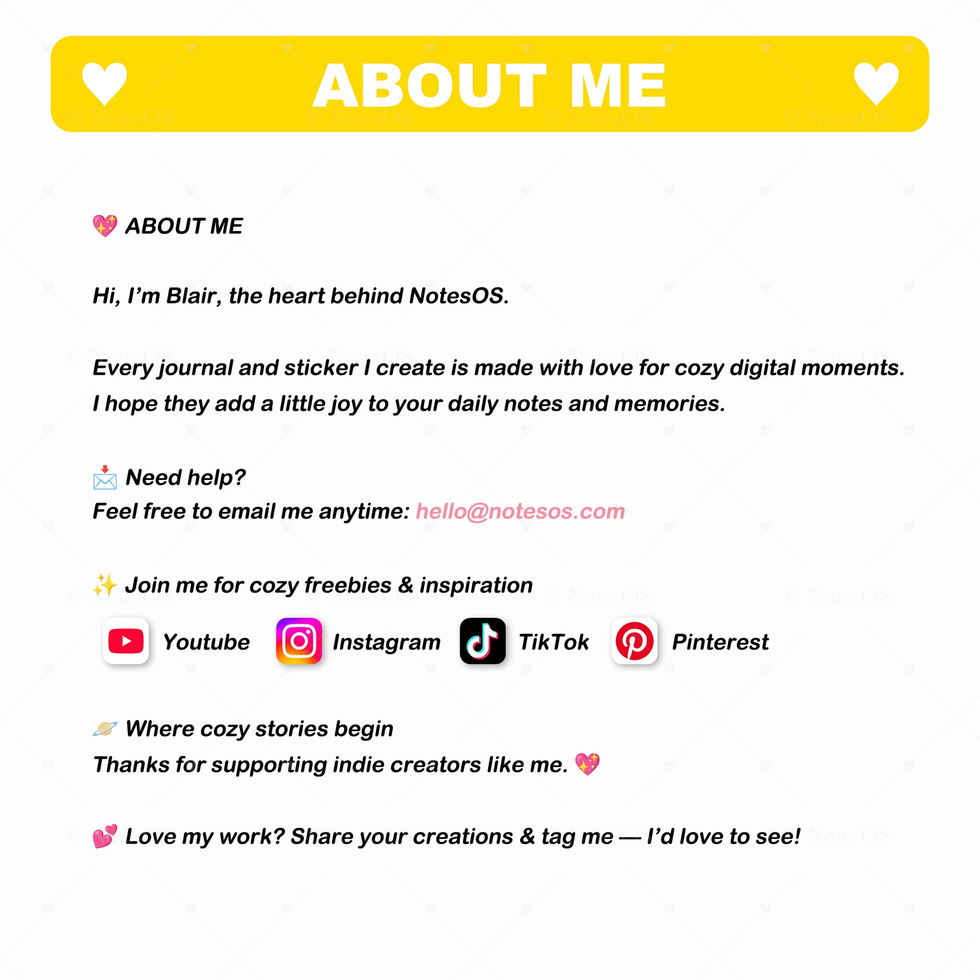 🌟 Star Rating Stickers – Digital PNG Pack
