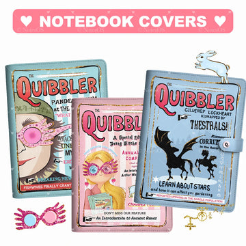 The Quibbler notebook covers – digital planner covers inspired by magical magazine designs, by NotesOS.