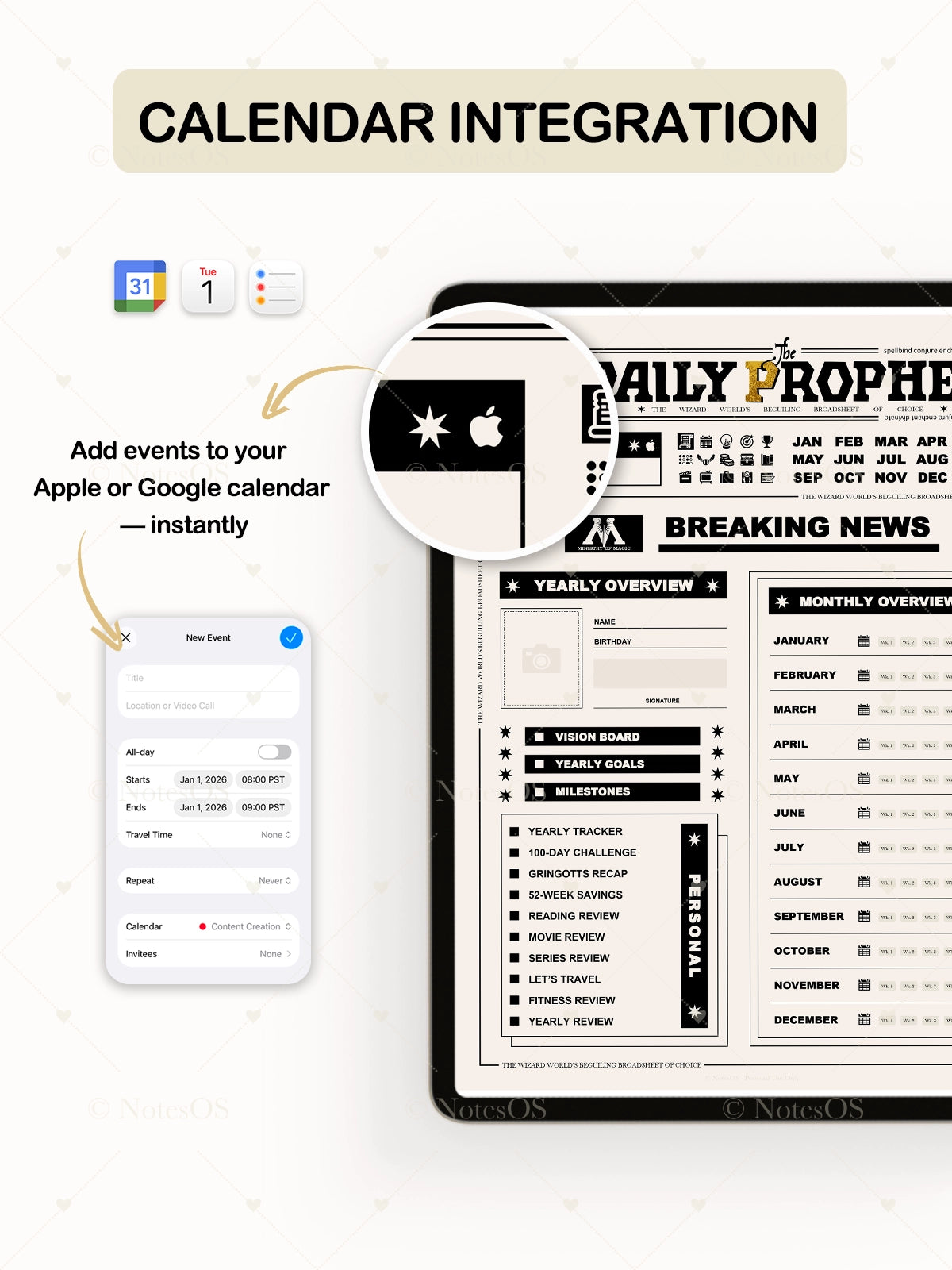 2026 Daily Prophet Planner