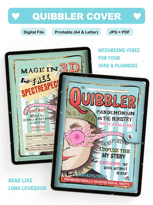 ✨ Quibbler Classic Cover - Digital & Printable