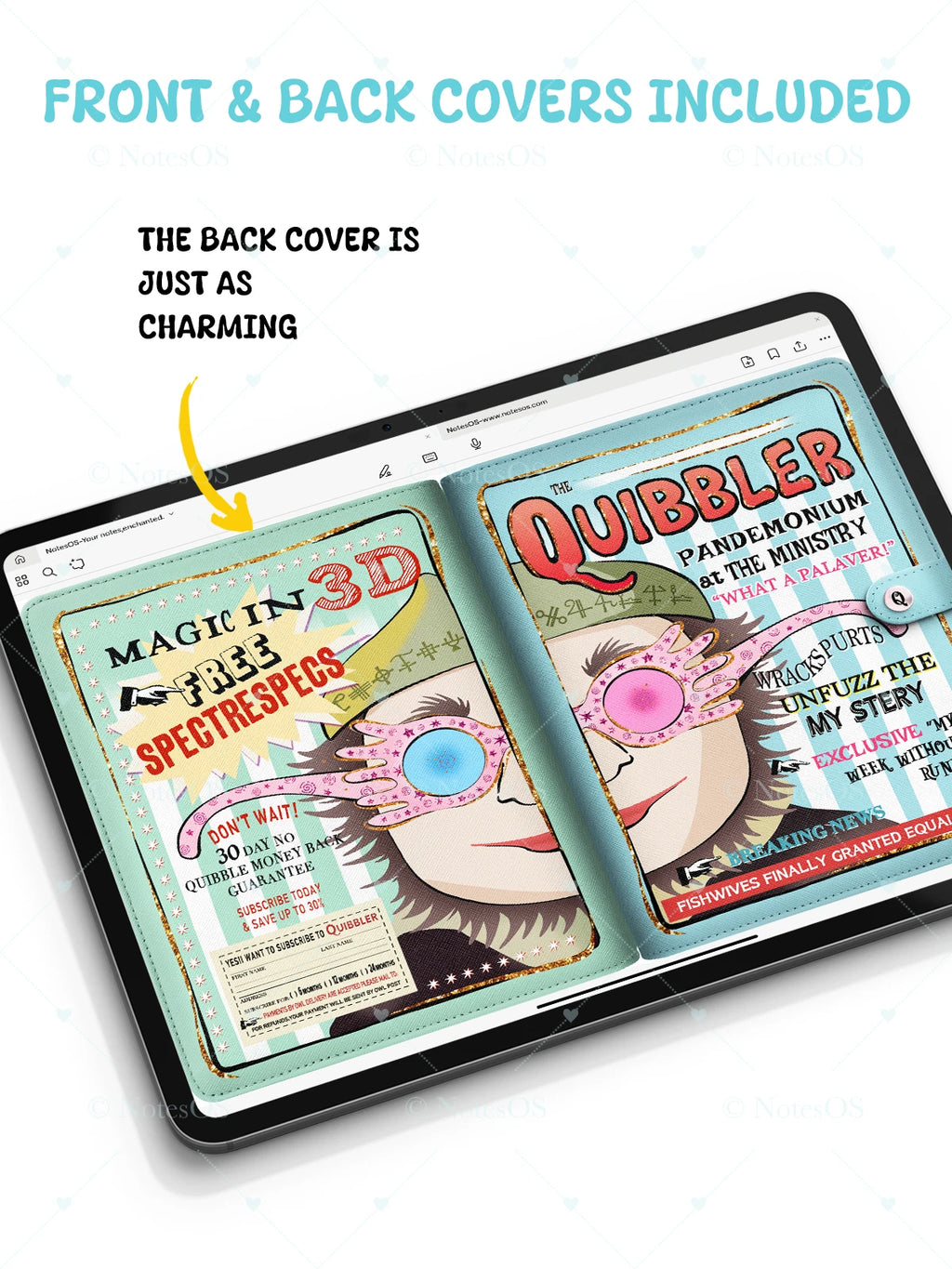 ✨ Quibbler Classic Cover - Digital & Printable