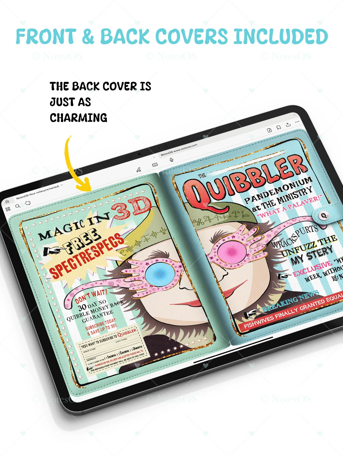 ✨ Quibbler Classic Cover - Digital & Printable