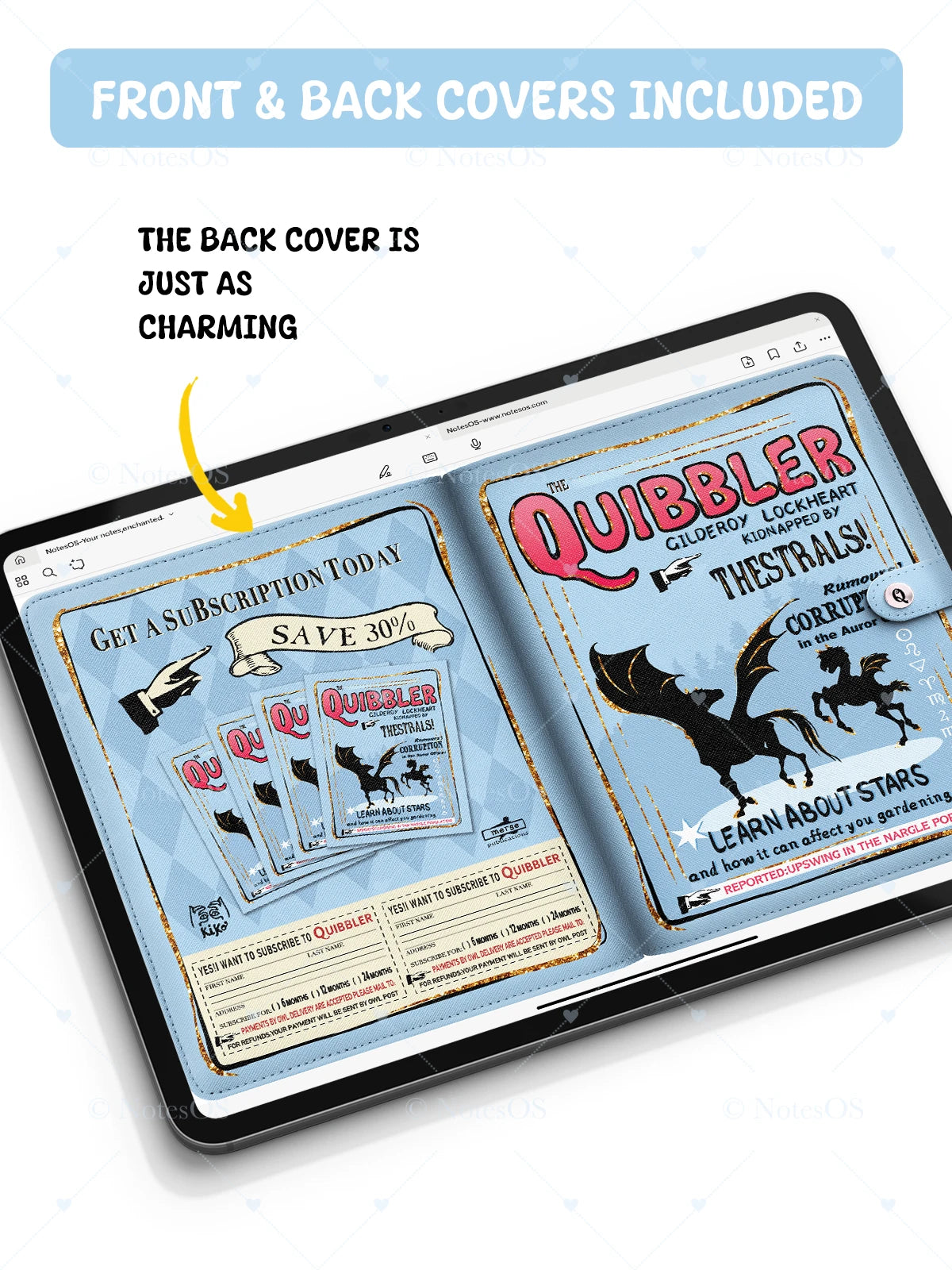 🖤 Thestral  Cover - Digital & Printable