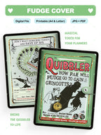 💰 Fudge Cover - Digital & Printable