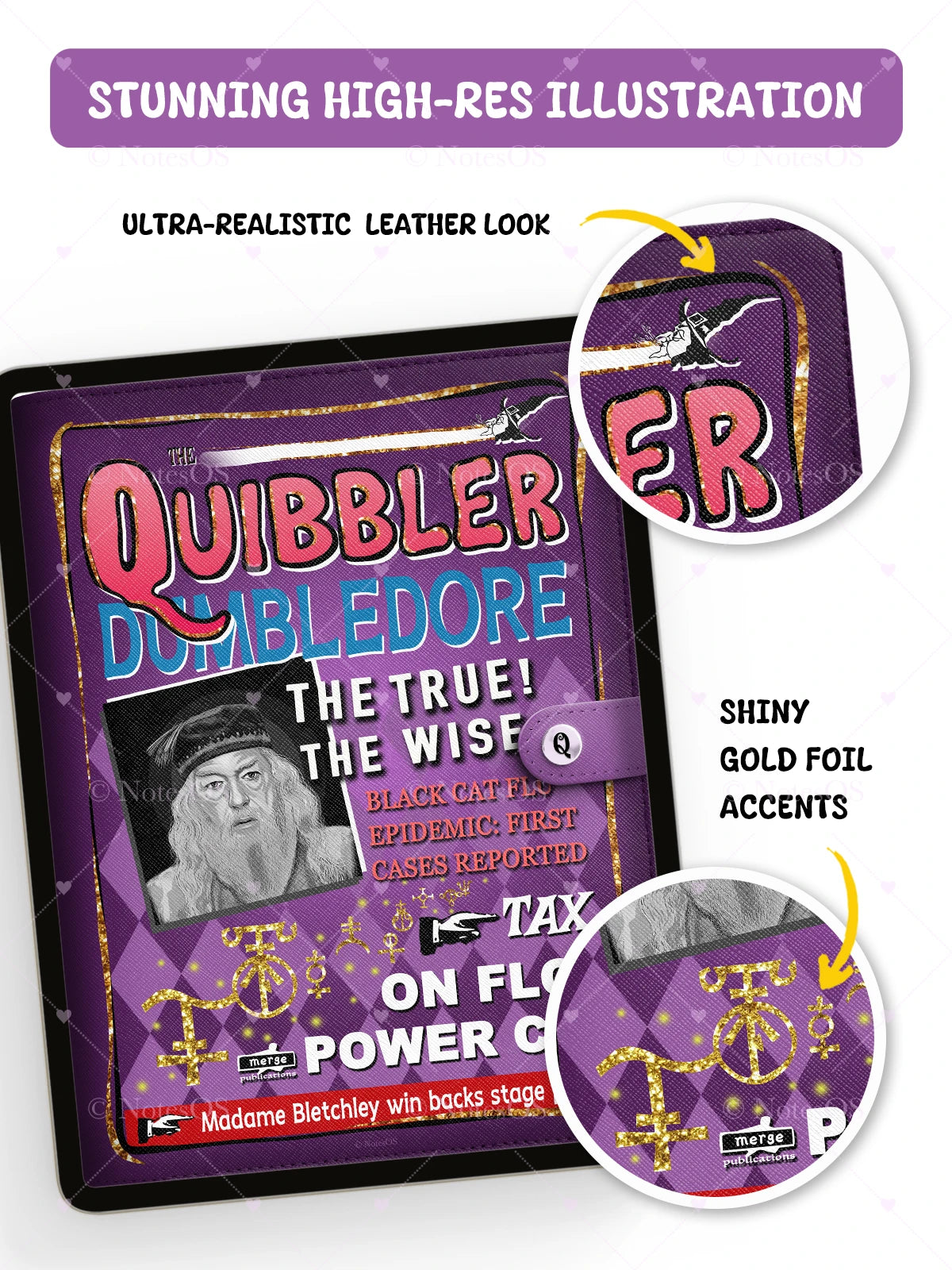 🧙‍♂️ Dumbledore Journal Cover - Digital & Printable Secondary image