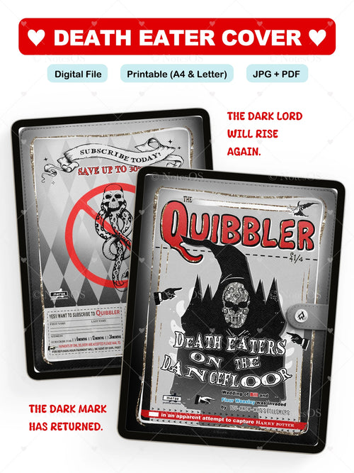 ☠️ Death Eater Cover - Digital & Printable