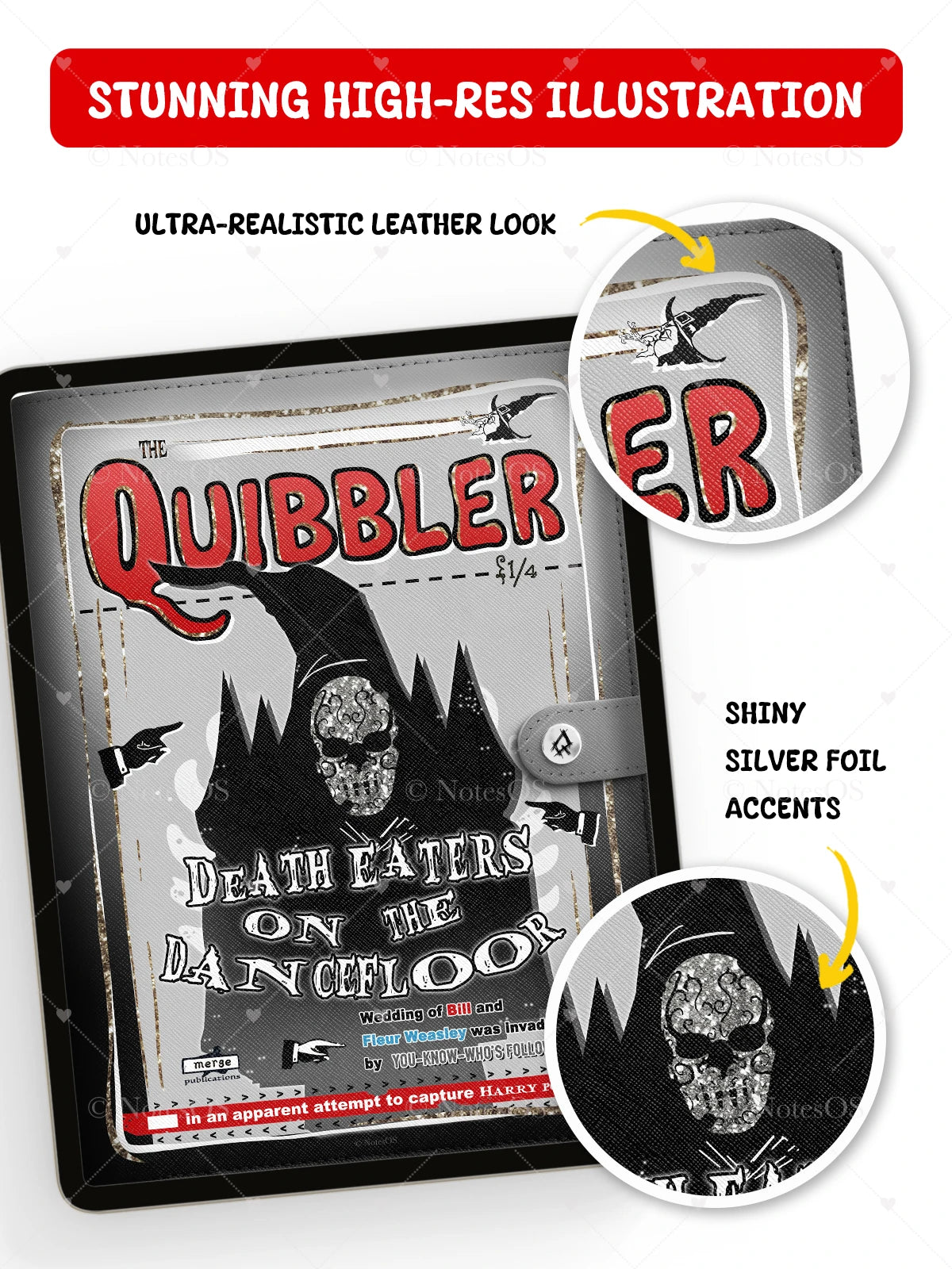 ☠️ Death Eater Journal Cover - Digital & Printable Secondary image