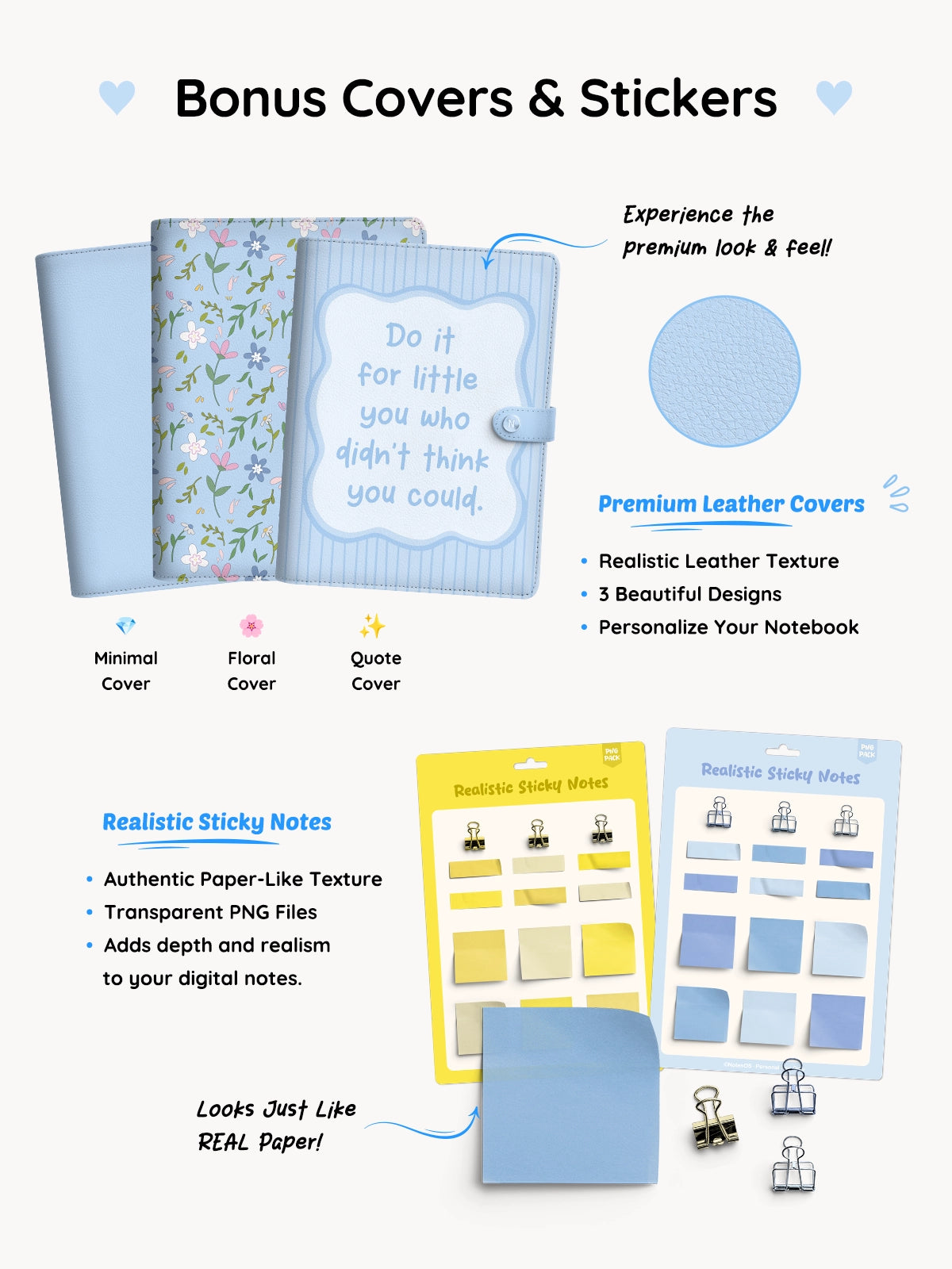 12-Section Digital Notebook — Blue Edition