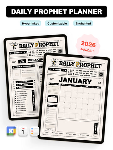 2026 Daily Prophet Planner | Customizable Digital Planner for iPad